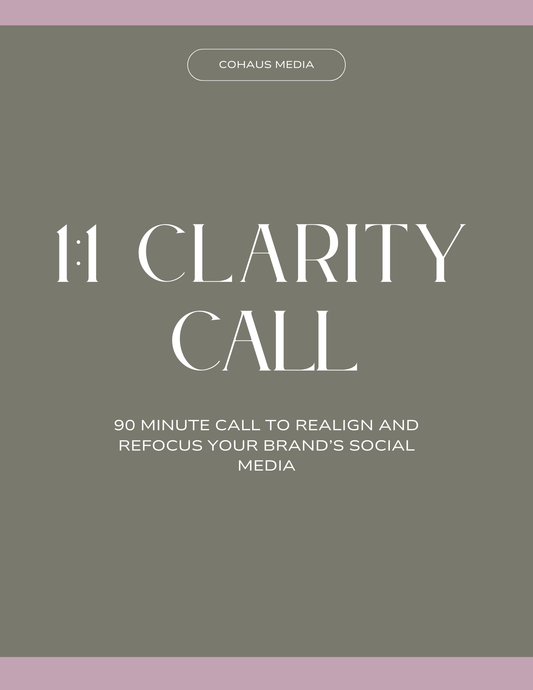 1:1 Clarity Call